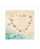 "No Selfies in the Bathroom ‚Äì Sea" by Trendy Decor 4U, Ready to Hang Framed Print, White Frame